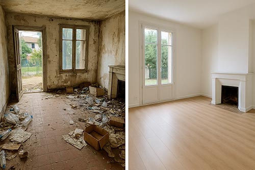 Sécurisation et nettoyage dun logement squatté à Marseille en 48h chrono