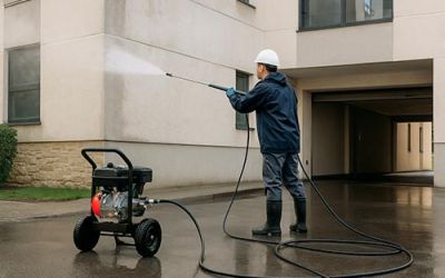 Nos méthodes de nettoyage haute-pression pour parkings et façades d’immeubles à Marseille